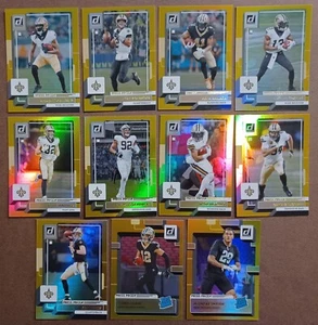 New Orleans Saints 2021-2023 Donruss Team Sets W/Rookies RC Holo Press Proofs - Picture 1 of 6