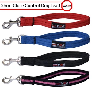 10" Heavy Duty Short Dog Training Lead Leash Grab Handle Close / Traffic Control - Picture 1 of 40