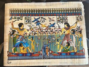 100 % original papyrus d'Egypte - papyrus 100 % original apporté d'Egypte.