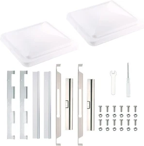 Expert RV Vent Lid Replacements (2-Pack) - Universal Fit for Trailers, Campers - Imagen 1 de 7