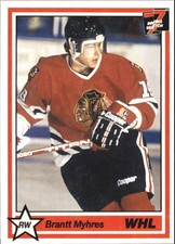 1990-91 7th Inning Sketch WHL #317 Brantt Myhres