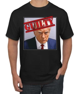 Camiseta Guilty Donald Trump Oficial Georgia Taz Shot para Hombre - Imagen 1 de 22
