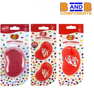 Ambientadores de aire para coche Jelly Belly Very Cherry Duo Vent, 3D y spray A1661 - Imagen 1 de 1