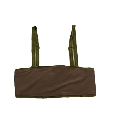 MONELAPUS LARGE(12-14) Women Bandeau Adjustable Strap Solid Brown Metallic  - Image 1 of 4