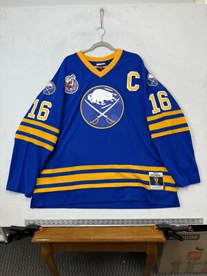 MITCHELL & NESS BUFFALO SABRES 3XL PAT LAFONTAINE BLUE LINE JERSEY $200 RETAIL - Image 1 of 4
