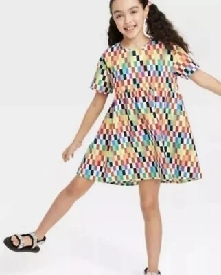 🐻 НОВОЕ детское цветное платье Target Pride Alice Butts размер XXL - Изображение 1 из 3