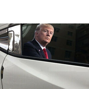 2020 President Donald Trump Car Sticker Real Life Person Size Passenger Window