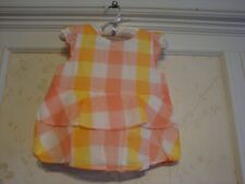 NWT Janie And Jack Girls GINGHAM TIERED TOP  8