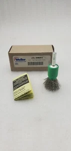  Weiler 11010  1/2" Cup Crimped Coated Wire End Brush .006" SS 25,000 Rpm - Picture 1 of 8