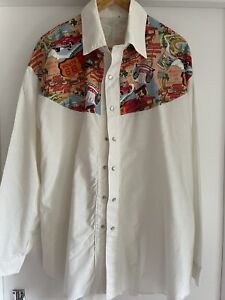 Unusual Western style shirt 54 chest