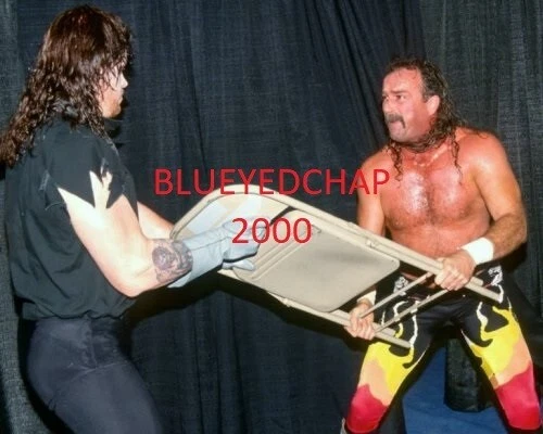 FOTO DE LUCHA LIBRE 8 X 10 UNDERTAKER & JAKE ROBERTS WWF Foto 1 de 1