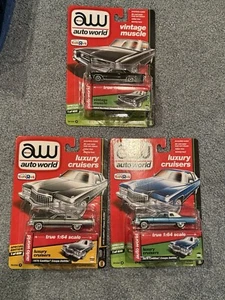 Auto World 1 64 Cadillac & Pontiac Toyrus Exclusive Lot X3 - Picture 1 of 11