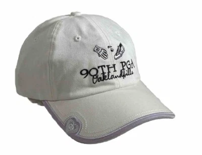 Gorra Kate Lord 90th PGA Oakland Hills Golf Correa Trasera Para Mujer Blanca Foto 1 de 4