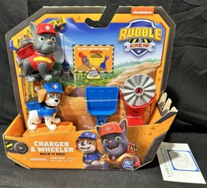 Paw Patrol Rubble & Crew Charger and Wheeler with Kinetic Build-It Sand playset - Picture 1 of 12