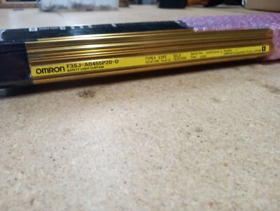 Omron F3SJ-A0455P20-L (D) Safety Light Curtain Emitter & Receiver  - Image 1 of 4