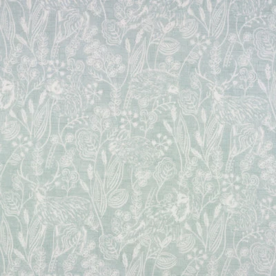 Duck Egg Rabbits and Wildlife Scene Oilcloth Wipe Clean Tablecloth Many Sizes - Image 1 of 4