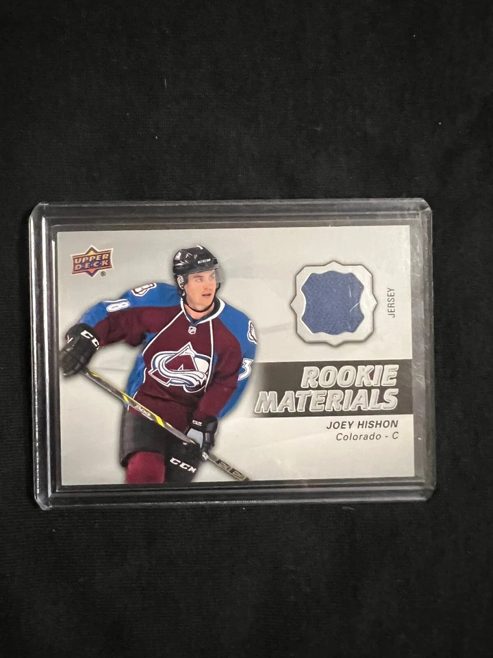 2014-15 UD Series 2 Rookie Materials Joey Hishon #RM-31 Colorado🔥🔥 - Image 1 of 2
