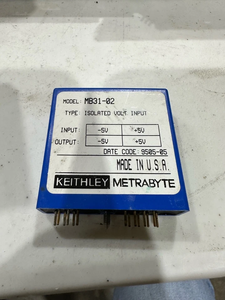 KEITHLEY METRABYTE MB31-02 INPUT MODULE   W496 - Image 1 of 1