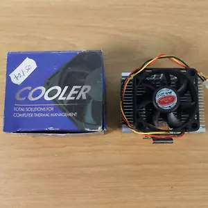VINTAGE AMD DURON ATHLON FAN AND HEATSINK 60X80MM NEW IN BOX - Foto 1 di 7