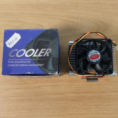 VINTAGE AMD DURON ATHLON FAN AND HEATSINK 60X80MM NEW IN BOX - Image 1 of 4