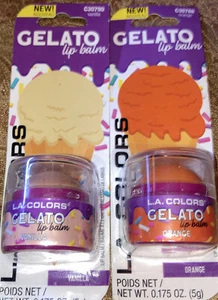 LA Colors Gelato Lip Balm - Vanilla & Orange - Picture 1 of 1