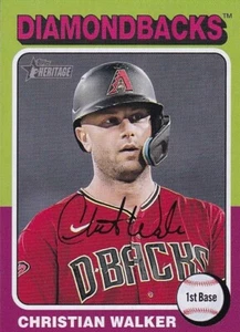 2024 Topps Heritage - #383 Christian Walker - Diamonsbacks - Picture 1 of 2