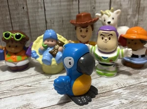 Fisher Price Little People Figures Parrot Goat Woody Buzz Baby Construction Vaca - Picture 1 of 9