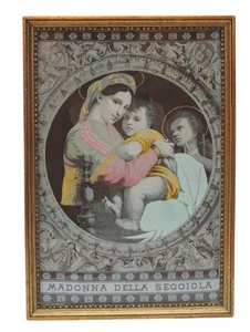 Cuadro de seda tejido de Madonna - Imagen 1 de 3