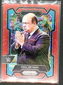 Panini Prizm WWE 2024 - Paul Heyman #121 rojo bajo tarjeta Prizm/99 - Imagen 1 de 3