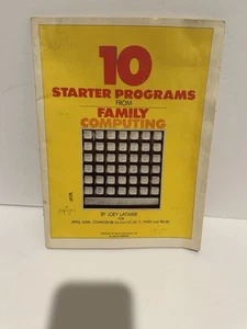 10 Starterprogramme aus Family Computing von Joel Latimer Buch 1983 - Bild 1 von 6