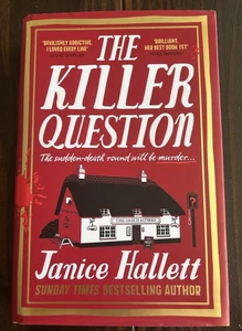 The Killer Question by Janice Hallett Hardback Cosy Crime Murder Mystery - Imagen 1 de 4
