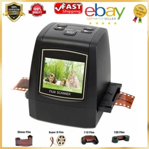 22MP 35mm 110 Slide Negative 126KPK Super 8 Film Silde Scanner Digital Converter - Picture 1 of 12