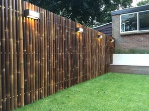 Sichtschutz aus Bambus Gartenzaun Bambuszaun Garten Zaunelement XXL NIGRA (BxH) - Bild 1 von 22