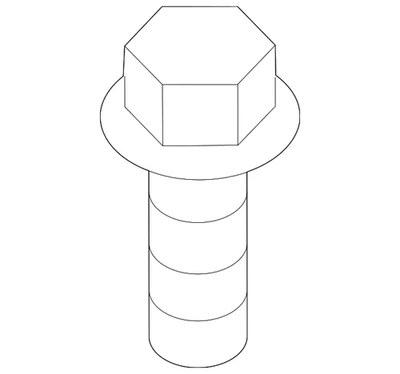 Perno de montaje de tanque de combustible genuino Mitsubishi MS240121 Foto 1 de 2