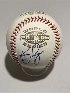 Kenny Rogers Signed 2006 World Series Baseball Detroit Tigers - Picture 1 of 6