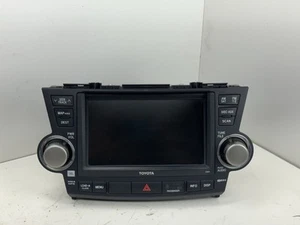 2008-2010 TOYOTA HIGHLANDER Radio Navigation NAV Unit AM-FM GPS OEM - Bild 1 von 6