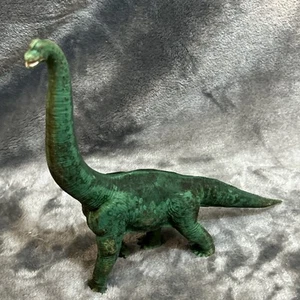 Vintage Safari Ltd 1996 grüner Brachiosaurus Gummi-Dinosaurier 8 Zoll groß Spielzeugfigur - Bild 1 von 16