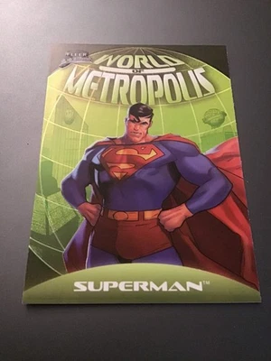 2025 Fleer Brilliants Superman World of Metropolis WM1 Superman Kryptonian Green - Image 1 of 2