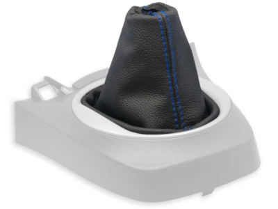 PARA TOYOTA VERSO-S 2010-16 FUNDA PALANCA DE CAMBIOS CUERO COSTURAS AZUL OSCURO - Imagen 1 de 4