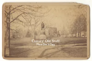 Touro Park in Newport, RI - J.A. Williams Antique Cabinet Card Photo - Picture 1 of 2