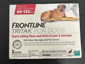 Frontline Tritak For Dogs 89-132 Lbs - Picture 1 of 2