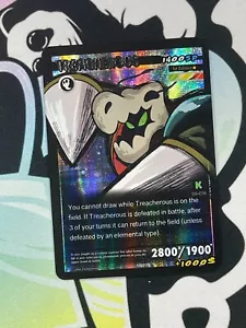 D-Spirits TCG Control The Soul Kickstarter 1a Edizione Holo TREACHEROUS 132/177 - Foto 1 di 6