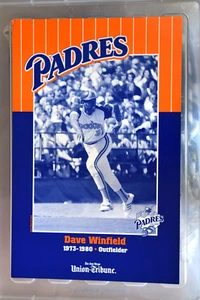 MLB SGA 2003 San Diego Padres Dave Winfield 17" x 11" Rally Sign "Cream Philly!" - Picture 1 of 3
