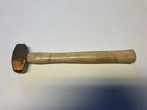 LAST LONG SAFTY HAMMER CO. #1 12 OZ. MARTILLO FUERTE COBRE SIN CHISPAS EE. UU. - Imagen 1 de 4