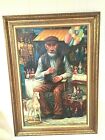 George Russin  Large 32X44 - The Toy Maker - Ist Of Only Three Every Done By Him