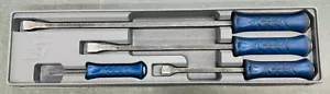 Snap-on Tools USA NEW POWER BLUE 4pc Hard Grip Striking Prybar Set SPBS704AMB - Bild 1 von 9