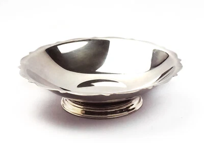 Plato de plata con patas de plato de WM A ROGERS - SLV25 Foto 1 de 4