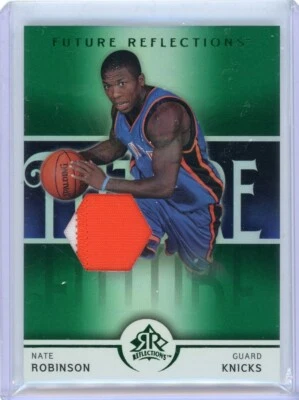 2005 - 06 Upper Deck 反射绿色布贴遗物 #113P Nate Robinson 25 号 16 号 — 第 1/2 张图片