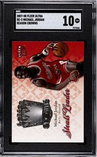 2007-08 Fleer Ultra SC-2  Michael Jordan Season Crowns SGC 10 GM pop 1