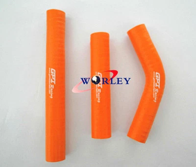 Manguera de radiador de silicona para KTM 250 SX XC 250SX 250XC 2007 2008 2009 2010 naranja Foto 1 de 4